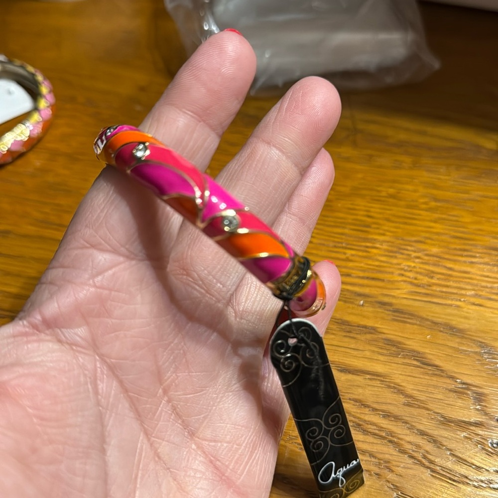 Beautiful HOT PINK  bangle